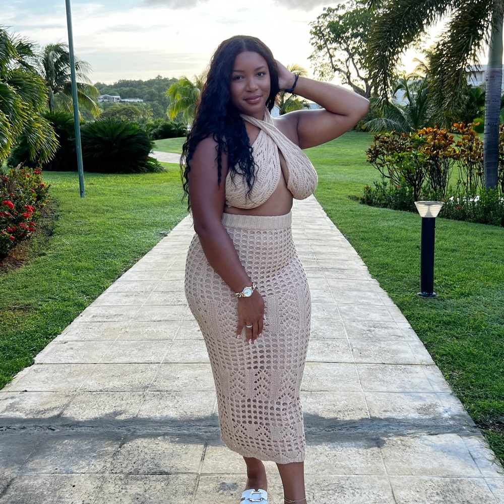 Sand Caribbean Skies Skirt Set JLuxlabel